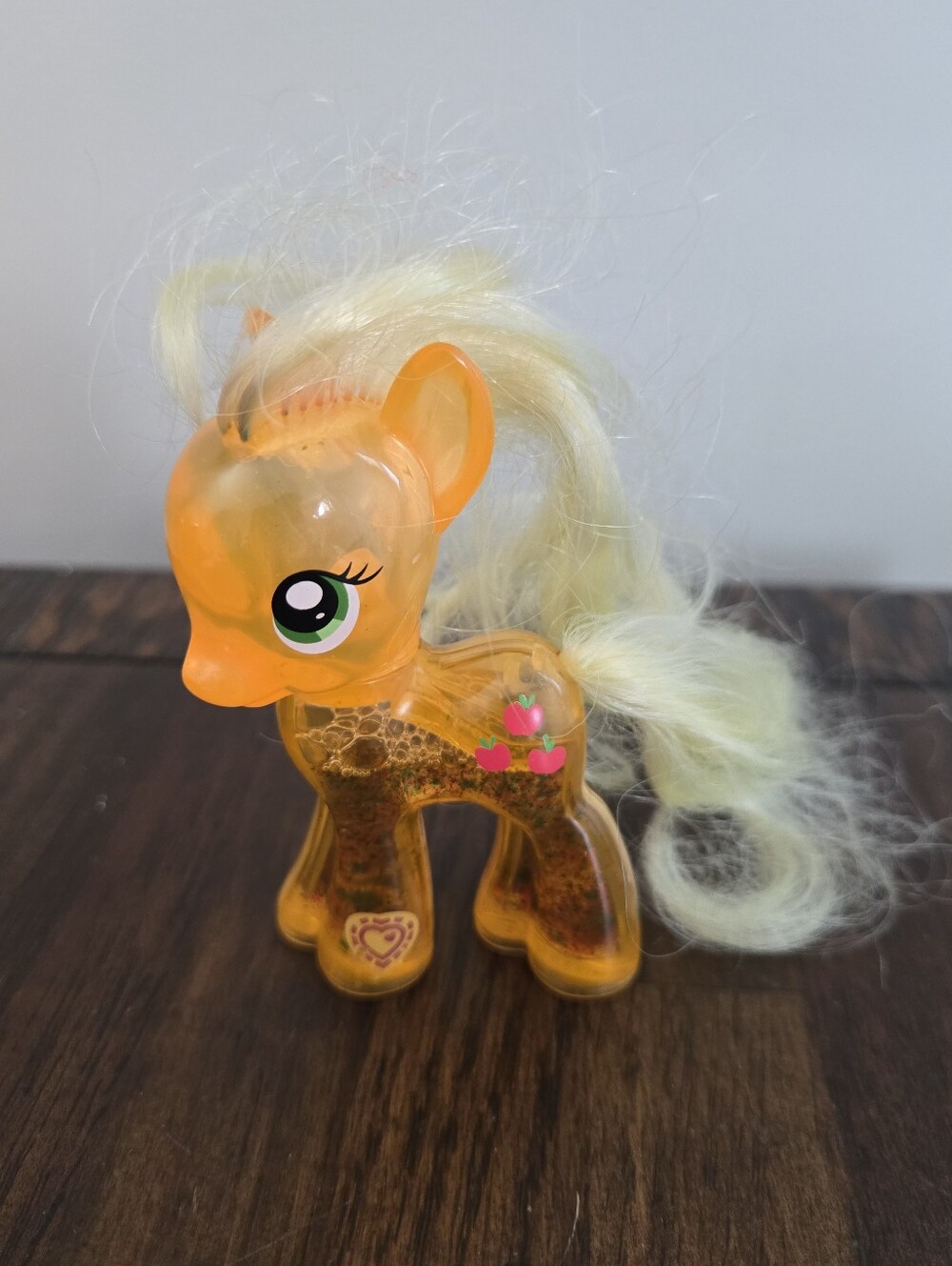 My Little Pony Water Cuties Applejack 2014 Hasbro translucent Figure